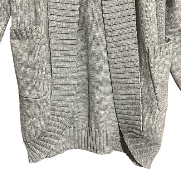GRACE KARIN Long Sleeve Chunky Knit Cardigan Draped Open Front with Pockets S - Picture 7 of 9